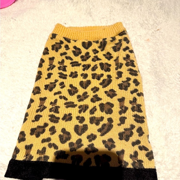 Medium cheetah dog sweater - Picture 1 of 2